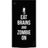 Eat Brains and Zombie On Black XBox Series X Digital Edition Console Skin