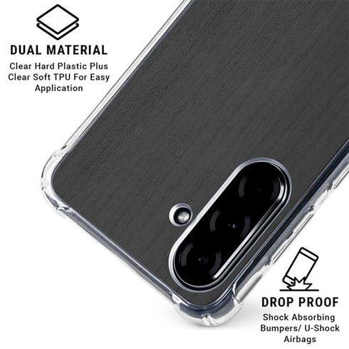 Ebony Wood Galaxy A36 5G Clear Case