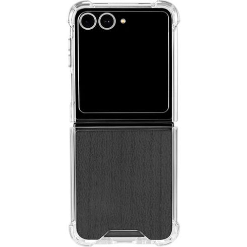 Ebony Wood Galaxy Z Flip7 Clear Case