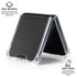 Ebony Wood Galaxy Z Flip7 Clear Case