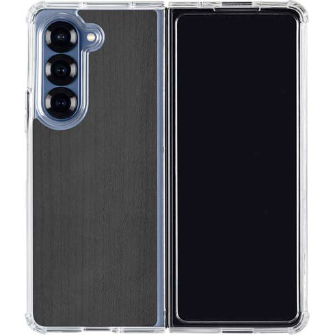 Ebony Wood Galaxy Z Fold7 Clear Case