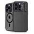 Ebony Wood iPhone 14 Pro Max Kickstand Case