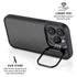 Ebony Wood iPhone 14 Pro Max Kickstand Case