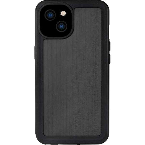 Ebony Wood iPhone 15 Plus Waterproof Case