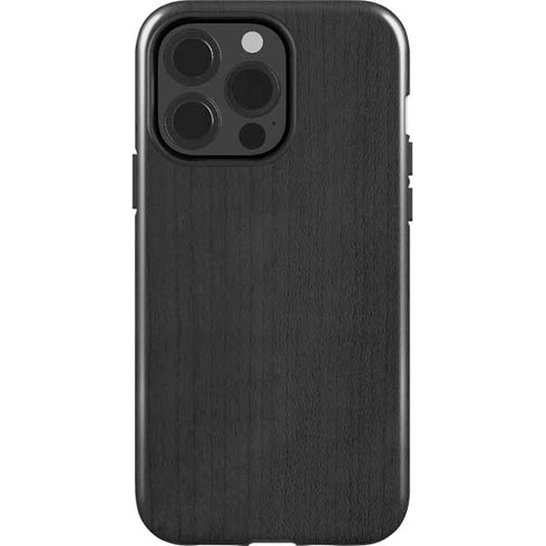 Ebony Wood iPhone 15 Pro Impact Case