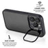 Ebony Wood iPhone 16 Pro Max Kickstand Case
