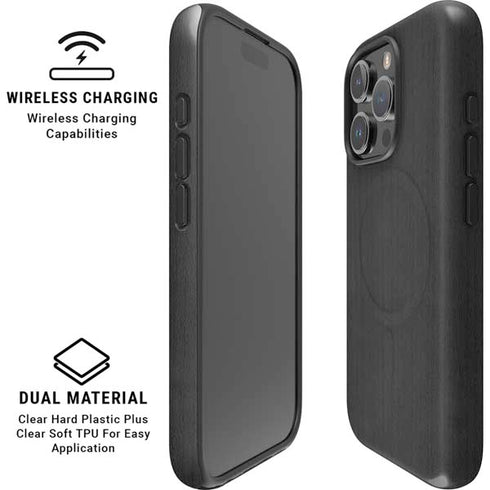 Ebony Wood iPhone 16 Pro Max Magsafe Impact Case