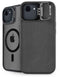 Ebony Wood iPhone 16e Kickstand Case