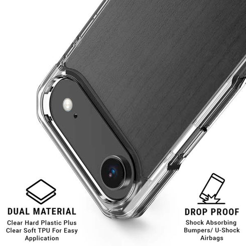 Ebony Wood iPhone 17 Air Clear Case