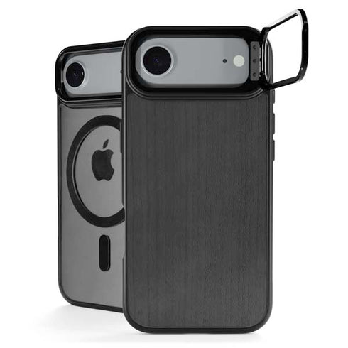 Ebony Wood iPhone 17 Air Kickstand Case