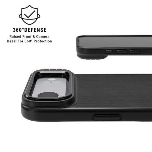 Ebony Wood iPhone 17 Air Kickstand Case