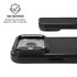 Ebony Wood iPhone 17 Pro Kickstand Case