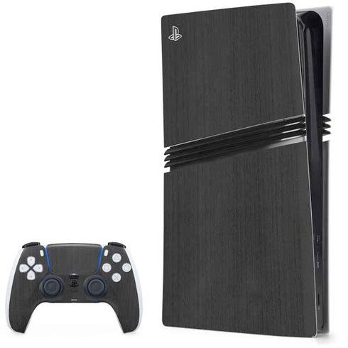 Ebony Wood PS5 Pro Bundle Skin