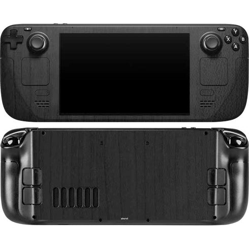 Ebony Wood Steam Deck Handheld Gaming Computer OLED Skin