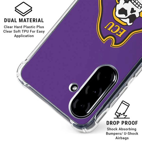 East Carolina University ECU Pirates Galaxy A36 5G Clear Case