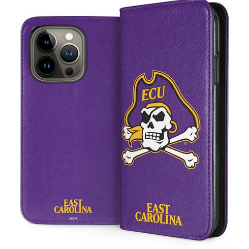 East Carolina University ECU Pirates iPhone 14 Pro Folio Case