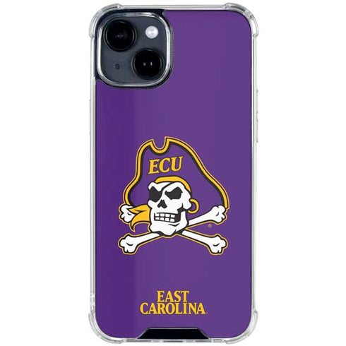 East Carolina University ECU Pirates iPhone 15 Clear Case