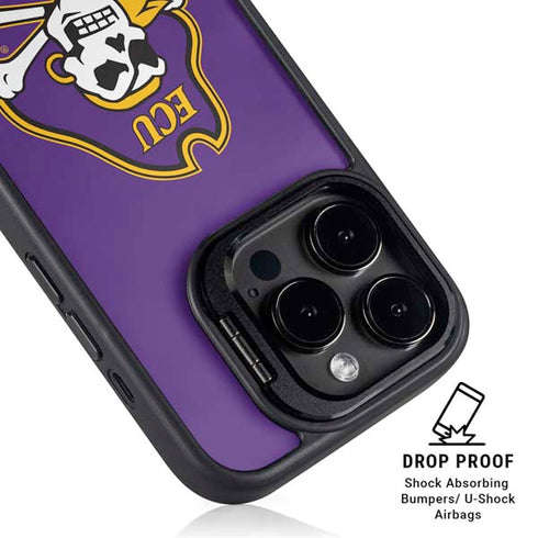 East Carolina University ECU Pirates iPhone 15 Pro Max Kickstand Case