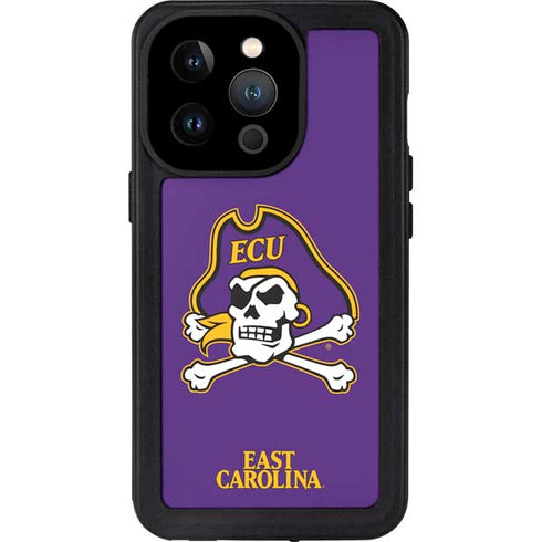 East Carolina University ECU Pirates iPhone 15 Pro Waterproof Case