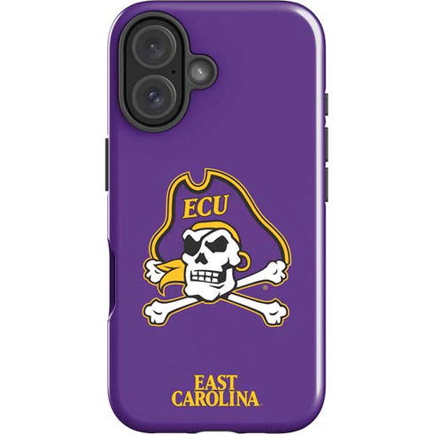 East Carolina University ECU Pirates iPhone 16 Plus Impact Case