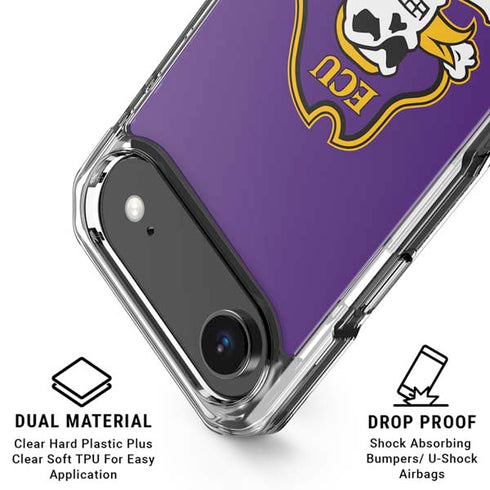 East Carolina University ECU Pirates iPhone 17 Air Clear Case