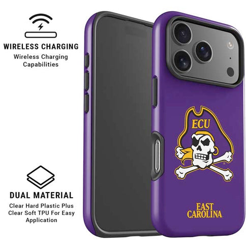 East Carolina University ECU Pirates iPhone 17 Pro Magsafe Impact Case