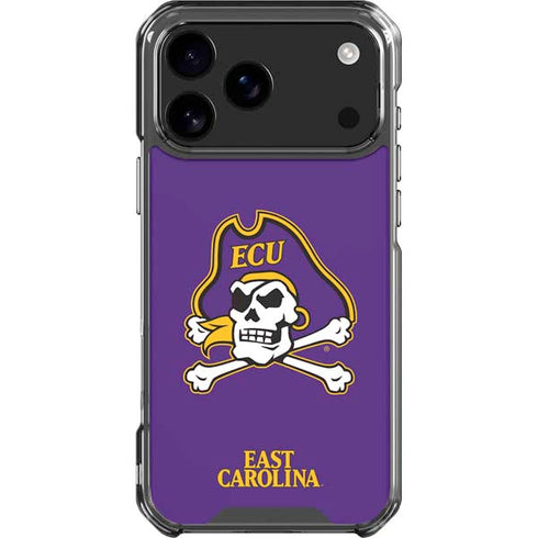 East Carolina University ECU Pirates iPhone 18 Pro Max Clear Case
