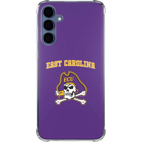 East Carolina University ECU Pirates Logo Galaxy A35 5G Clear Case