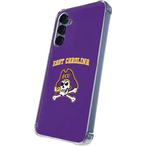 East Carolina University ECU Pirates Logo Galaxy A35 5G Clear Case