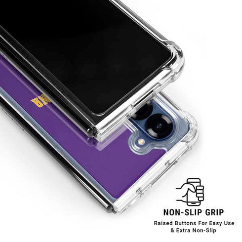 East Carolina University ECU Pirates Logo Galaxy Z Fold7 Clear Case