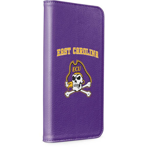 East Carolina University ECU Pirates Logo iPhone 14 Pro Folio Case