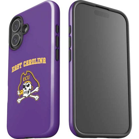 East Carolina University ECU Pirates Logo iPhone 16 Plus Impact Case
