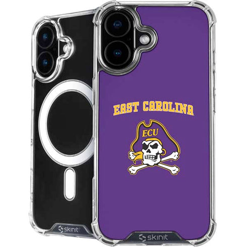 East Carolina University ECU Pirates Logo iPhone 16 Plus MagSafe Case