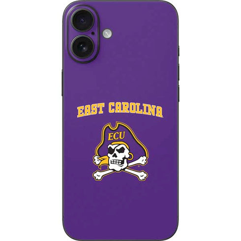 East Carolina University ECU Pirates Logo iPhone 16 Plus Skin