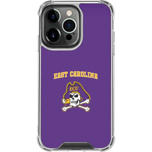East Carolina University ECU Pirates Logo iPhone 16 Pro Clear Case