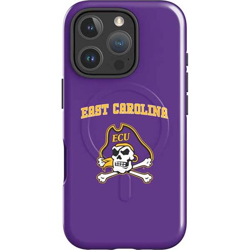 East Carolina University ECU Pirates Logo iPhone 16 Pro Magsafe Impact Case