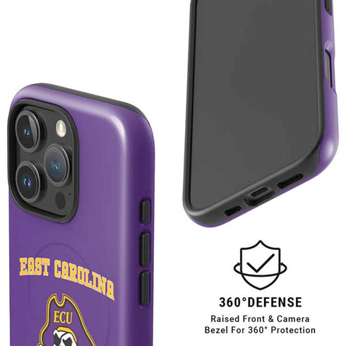 East Carolina University ECU Pirates Logo iPhone 16 Pro Magsafe Impact Case
