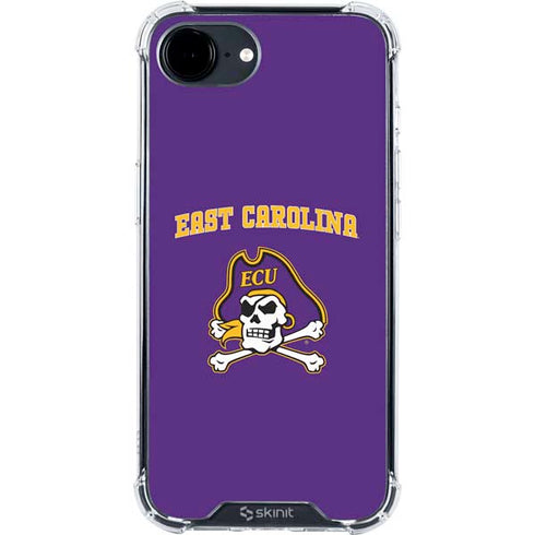 East Carolina University ECU Pirates Logo iPhone 16e Clear Case