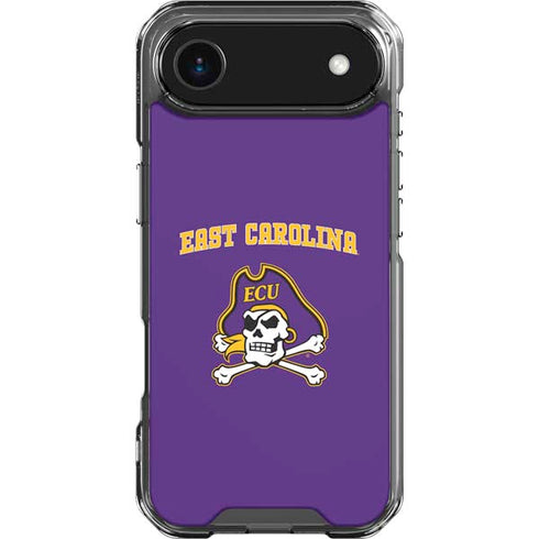 East Carolina University ECU Pirates Logo iPhone 17 Air Clear Case