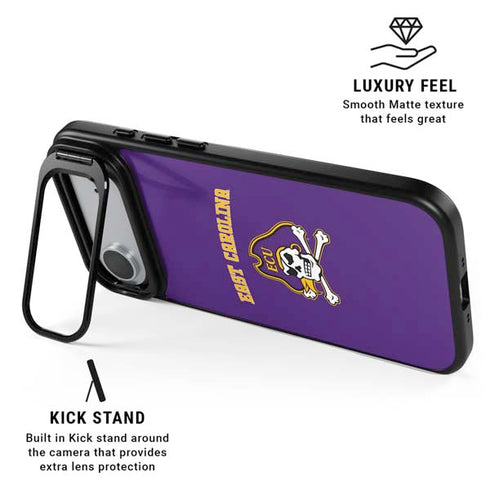 East Carolina University ECU Pirates Logo iPhone 17 Air Kickstand Case