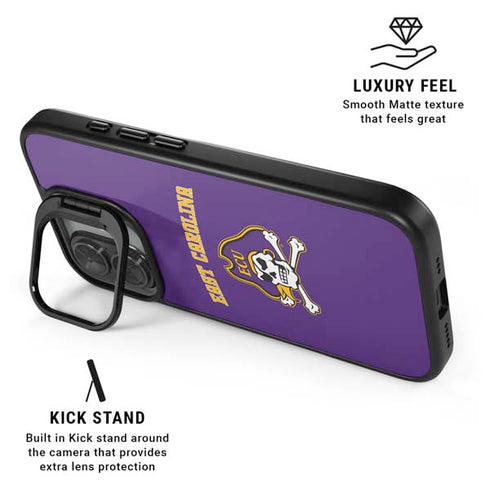 East Carolina University ECU Pirates Logo iPhone 17 Kickstand Case