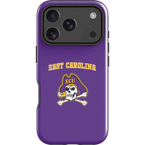 East Carolina University ECU Pirates Logo iPhone 17 Pro Impact Case