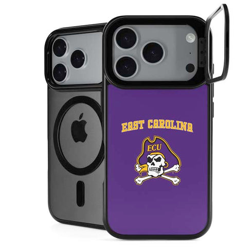 East Carolina University ECU Pirates Logo iPhone 17 Pro Max Kickstand Case