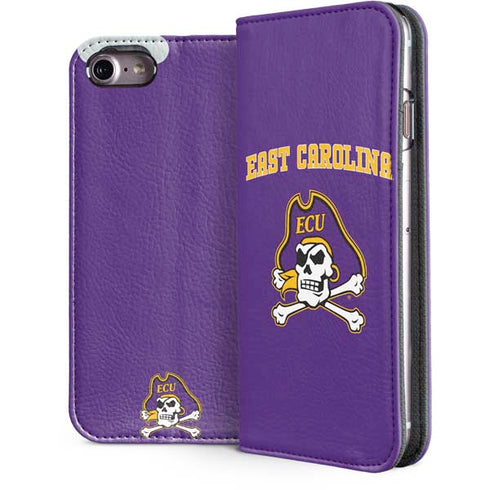 East Carolina University ECU Pirates Logo iPhone 7 Folio Case