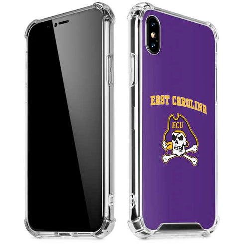 East Carolina University ECU Pirates Logo iPhone X/XS Clear Case
