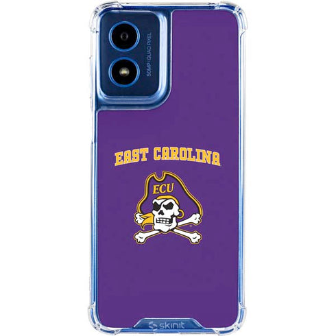 East Carolina University ECU Pirates Logo Moto G 5G (2024) Clear Case