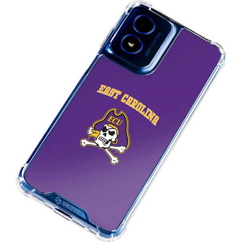 East Carolina University ECU Pirates Logo Moto G Play 4G (2024) Clear Case