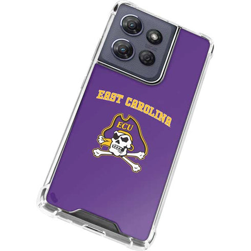 East Carolina University ECU Pirates Logo Moto G Play 5G (2025) Clear Case