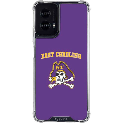 East Carolina University ECU Pirates Logo Moto G Power 5G (2024) Clear Case