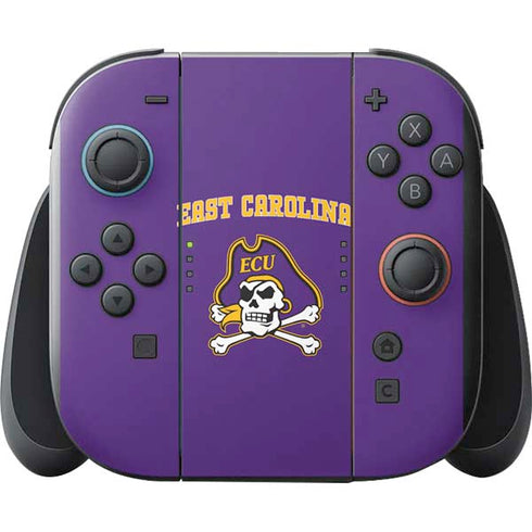 East Carolina University ECU Pirates Logo Nintendo Switch 2 (2025) with Joy-Con Skin